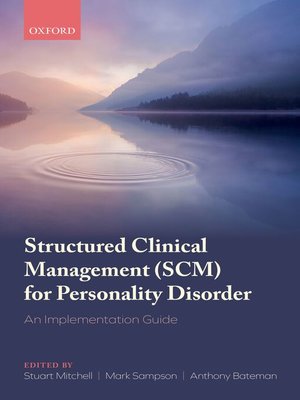 cover image of Structured Clinical Management (SCM) for Personality Disorder